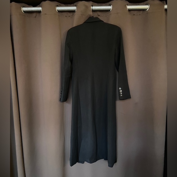 Collar Pocket Long Blazer Coat - Picture 7 of 10